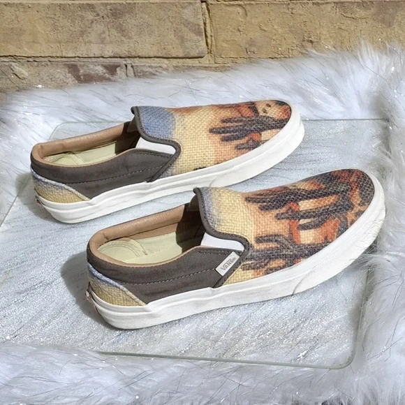 Vans Classic Cactus Tapestry Slip-On Shoes Unisex Men 7.5 Women 9 - Picture 2 of 16
